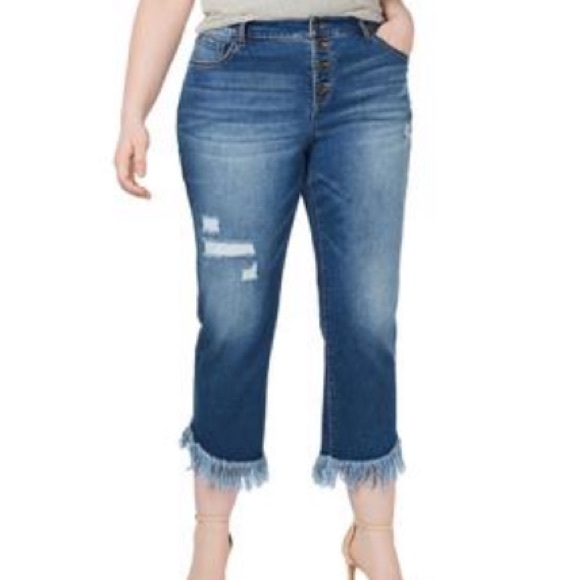 inc cropped jeans